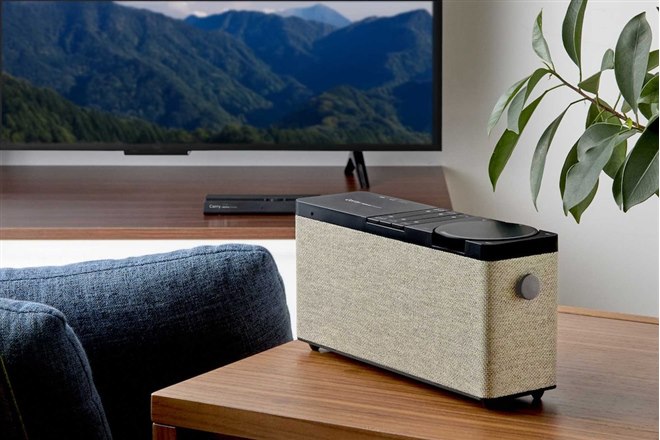 ミライスピーカー、Bluetoothを搭載したバッテリー内蔵手元スピーカー