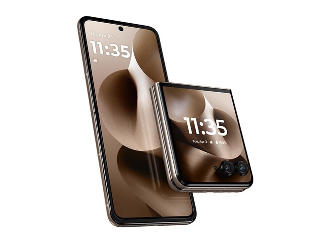 モトローラ、「motorola razr 60 ultra」に木材使用の限定カラー