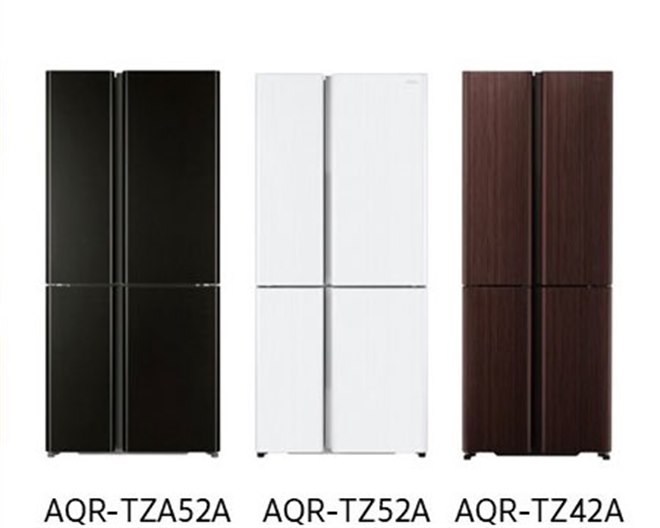 AQUA、スマホ連携に対応した515L/518Lの4ドア冷凍冷蔵庫「TZシリーズ