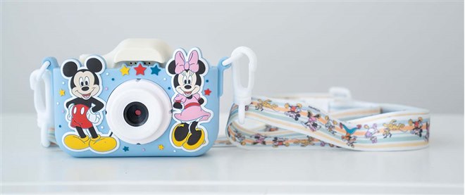 LUMIX ドット柄カメラ ミッキーマウスデザイン ケンコー、ディズニー公式ライセンスの「キッズカメラ〈ミッキー