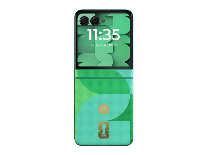 モトローラ、折りたたみスマホの限定モデル「motorola razr FIFA World
