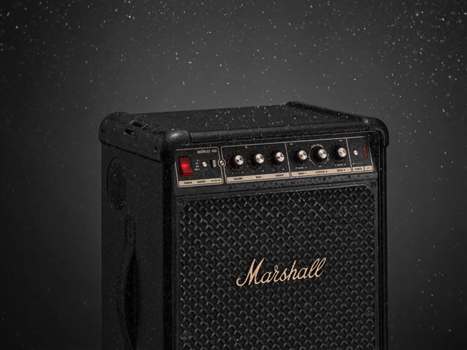 Marshall、IP55防水防塵や約40時間再生に対応したパーティースピーカー