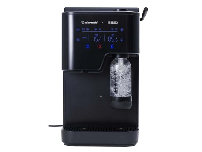 drinkmate 炭酸水メーカー 黒 浄水・冷水・熱湯・炭酸水の機能を1台に集約した「drinkmate×BRITA 多
