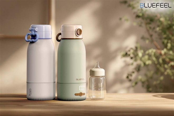 BLUEFEEL、ボトルタイプで100度まで沸かせる充電式電気ケトル「Heat100