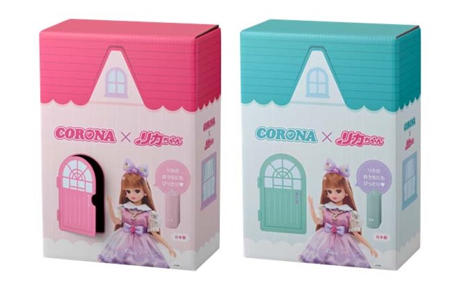 コロナとリカちゃんがコラボしたコンプレッサー式衣類乾燥除湿機