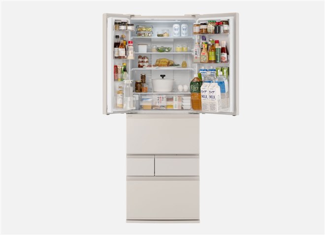 パナソニック、大容量73L冷凍室と「うるおい冷却」を採用した515Lの6 