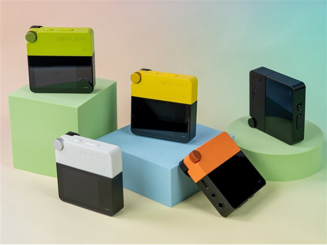 HiBy、USB・Bluetooth両対応のカラータッチスクリーン付きポータブル