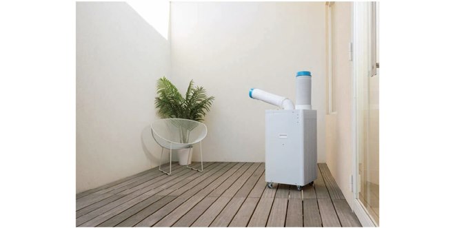 ユアサプライムス、工事不要で移動可能な工業用スポットクーラー「YNSP