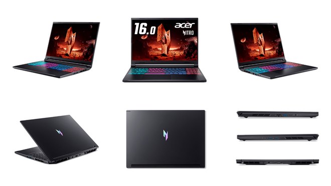 エイサー、Ryzenを搭載したゲーミングノートPCの16型/15.6型モデル