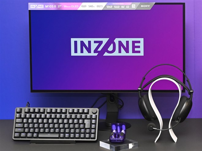 SONY INZONE M10S 27インチ モニター 付属品完備 ソニー、有機ELパネルを採用した27型ゲーミングモニター「INZONE M10S