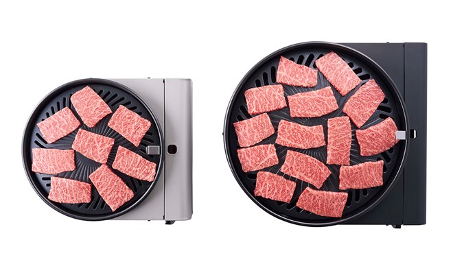 イワタニ、約1.7倍に拡大した「カセットガス スモークレス焼肉グリル