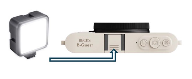 18,800円、インカメラと4型タッチ液晶を備えたコンデジ「B-Quest BQ1
