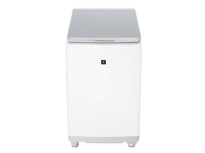 シャープ、内フタなし設計を採用したタテ型洗濯乾燥機の洗濯11kg/乾燥