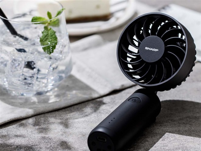 【値下げしました】 シャープ(SHARP)扇風機 新品 2020年5月購入 シャープ、ミドル脂臭を消臭できるプラズマクラスター搭載ハンディ