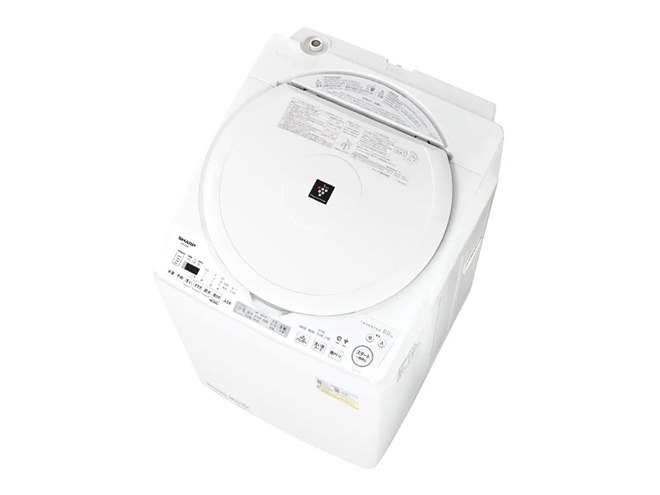 シャープ、「穴なしサイクロン洗浄」を搭載したタテ型洗濯乾燥機の洗濯