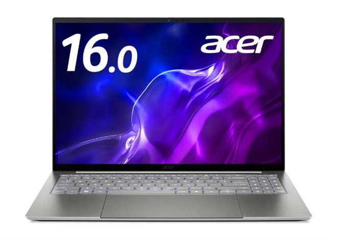 エイサー、「Core Ultra X7 358H」を搭載した16型2.8K有機ELノートPC