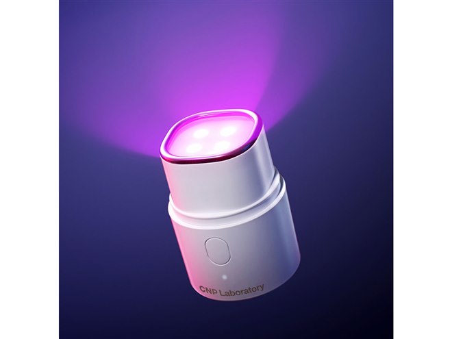 CNP Laboratory、2種類のLEDと振動機能を搭載した美顔器「CNP T