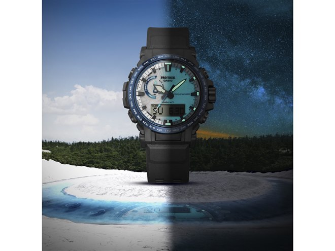 カシオ PRO TREK「クライマーライン」から、八幡平ドラゴンアイを