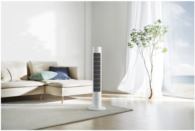 mi 専用2枚M シャオミ、150度広角送風に対応したDCモーター扇風機「Xiaomi スマート