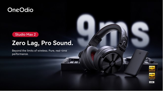 OneOdio、9msの低遅延および最大120時間駆動を実現したワイヤレスDJ