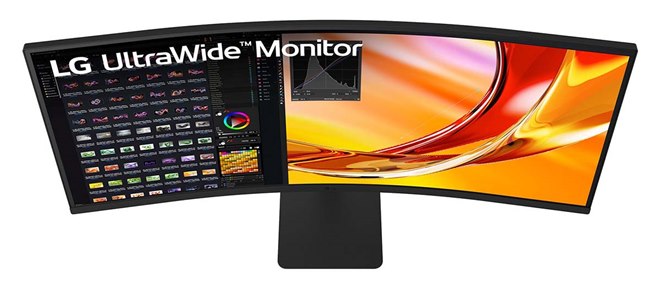 LG、120Hz駆動に対応した34型曲面ウルトラワイドディスプレイ「34U601B