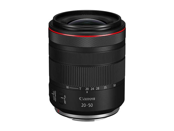 キヤノン、パワーズーム内蔵の標準ズームLレンズ「RF20-50mm F4 L IS