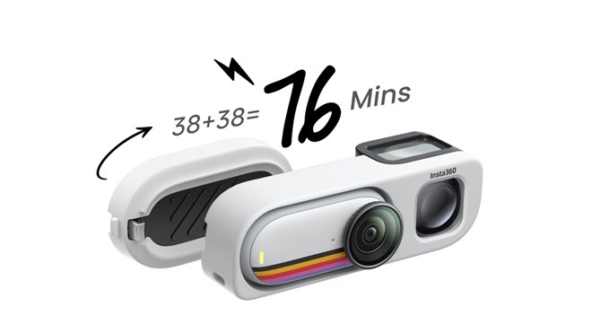 光学ビューファインダーを同梱したポケットサイズPOVカメラ「Insta360