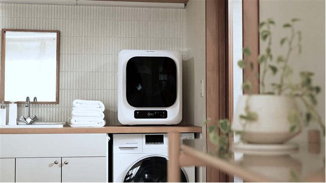 SunRuck、UV除菌やシワ軽減に対応した3kgの衣類乾燥機「Smart Cube