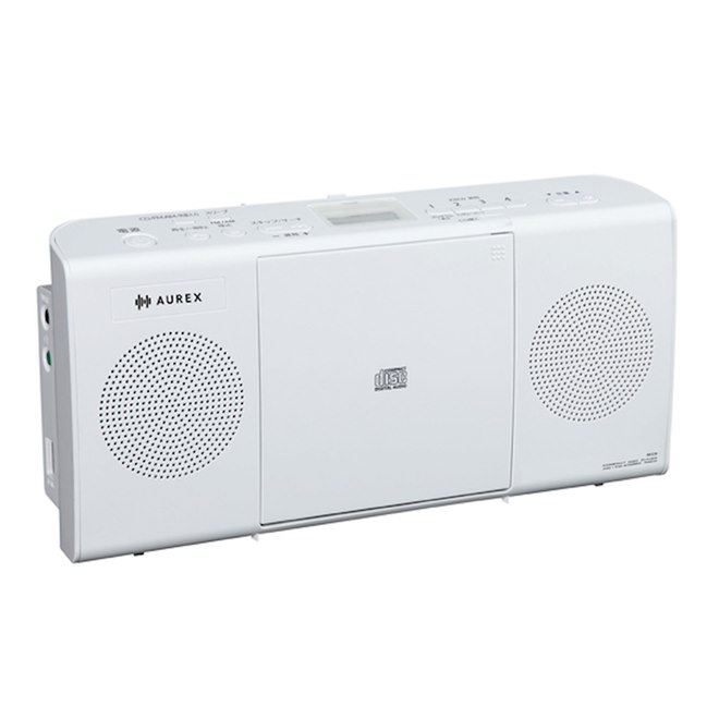 【ほぼ新品】TOSHIBA AUREX Bluetooth CDラジオ　小型軽量 東芝、奥行6.5cmのスリムボディを採用したCDラジオ「AUREX AX-C24