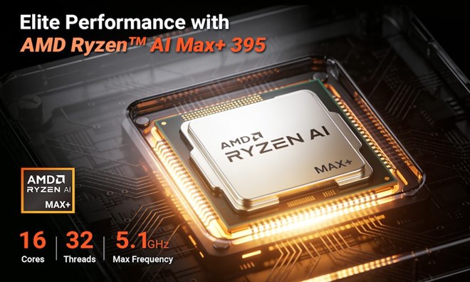 MINIX、Ryzen AI Max+ 395や128GBメモリーを搭載したAIミニPC「MINIX