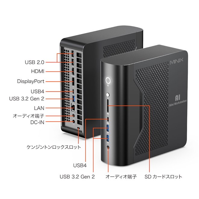 MINIX、Ryzen AI Max+ 395や128GBメモリーを搭載したAIミニPC「MINIX