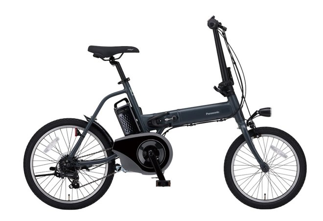 パナソニック、約800gの軽量化を図った折りたたみ電動アシスト自転車
