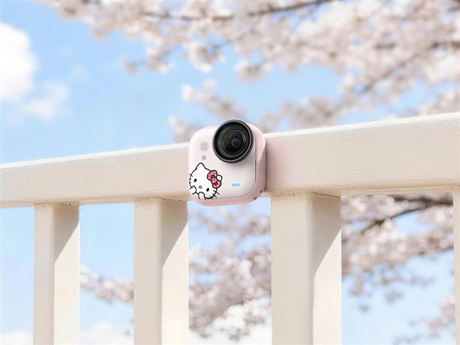 レア Hello Kitty デジタルハイビジョンビデオカメラ ピンク サンリオ Insta360、サンリオとコラボした4Kアクションカメラ「GO Ultra × Hello