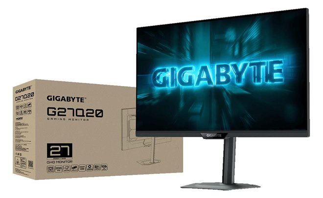 GIGABYTE、200Hz/0.5msに対応した27型QHDゲーミングモニター「G27Q20