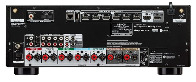 デノン、電流出力型32bitマルチチャンネルDAC搭載のAVアンプ「AVR