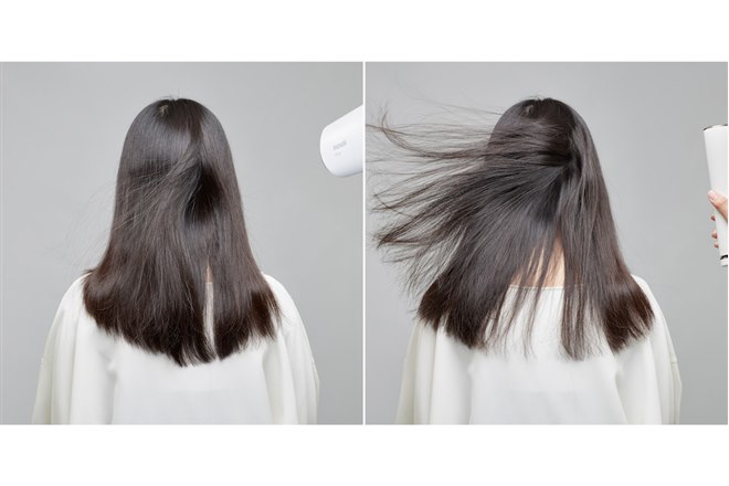 マクセル、風速33m/sで重量約260gのスティック型ヘアドライヤー