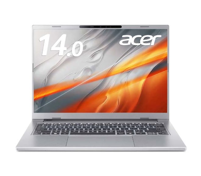 エイサー、軽量1.22kgで最長約26.5時間駆動に対応した14型ノートPC