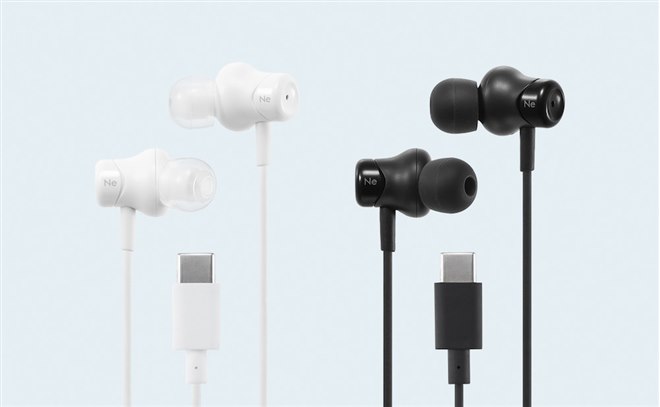 ラディウス、ノイキャン搭載のハイレゾ対応USB Type-Cイヤホン「HP