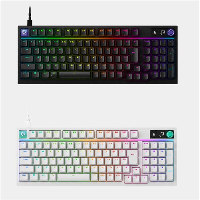 ロジクール、ドット表示対応の有線ゲーミングキーボード「G316 X 98