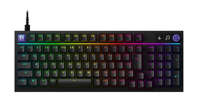 ロジクール、ドット表示対応の有線ゲーミングキーボード「G316 X 98