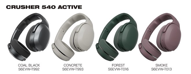 Skullcandy、重低音の「Crusher 540 Active」など2026年夏イヤホン
