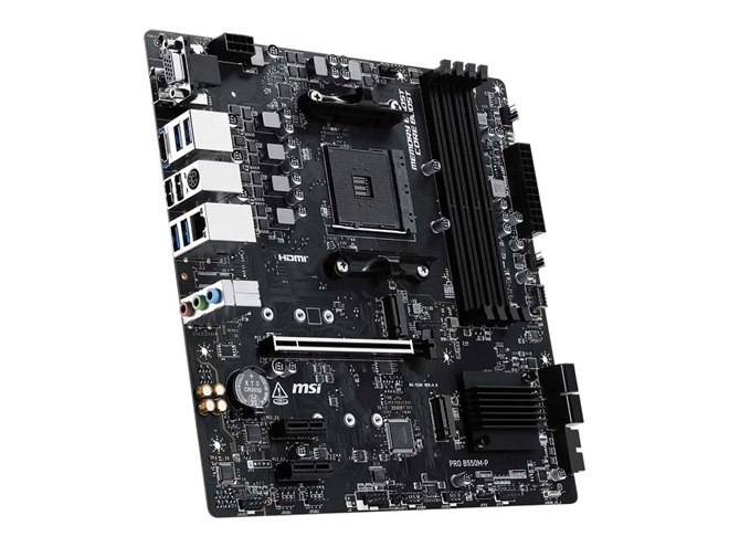 MSI、DDR4メモリーに対応した「AMD B550」を搭載するMicroATX