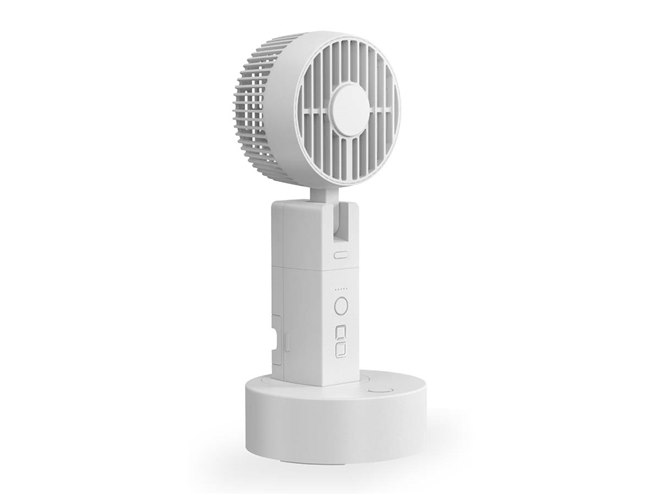 CIO、バッテリー部分が分離する多機能ハンディファン「CIO Handy Fan