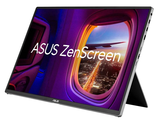 ASUS、16型有機ELのポータブルモニター「ZenScreen OLED MQ16FC