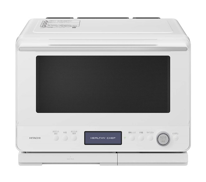 ヘルシーシェフ　日立 過熱水蒸気オーブンレンジ 23L オーブンレンジ 日立、4品を同時に適温で温める過熱水蒸気オーブンレンジ「ヘルシー