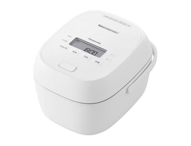 パナソニック、備長炭釜と大火力包み加熱を採用した3.5合炊きIHジャー 