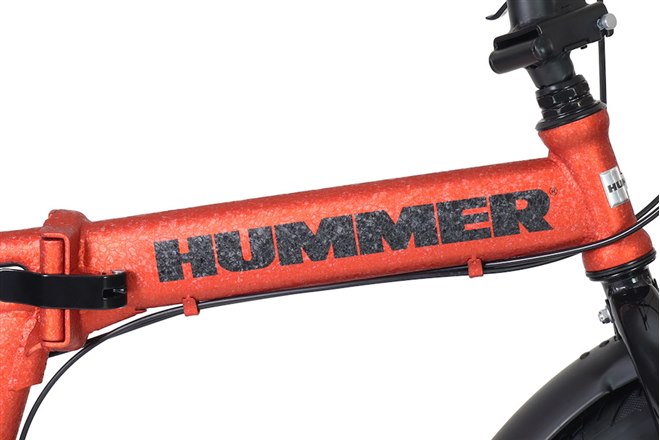 HUMMER、無骨なリンクル塗装を施した20インチ電動アシスト折りたたみ