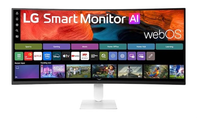 LG、144Hz駆動の34型曲面ウルトラワイドスマートモニター「LG Smart
