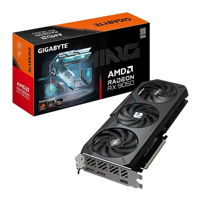 GIGABYTE、「Radeon RX 9050」を搭載したオーバークロック仕様ビデオ