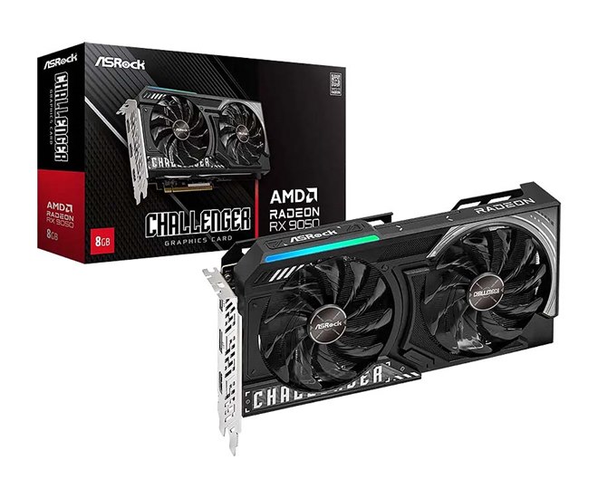 ASRock、エントリー向けGPU「Radeon RX 9050」を搭載したビデオカード